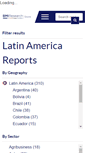 Mobile Screenshot of latinamericamonitor.com