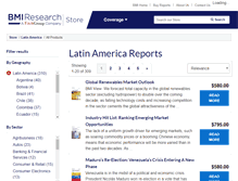 Tablet Screenshot of latinamericamonitor.com